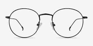 Novel Round Black Full Rim Eyeglasses