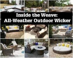 All Weather Outdoor Wicker
