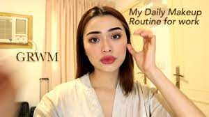 grwm for work my daily makeup routine