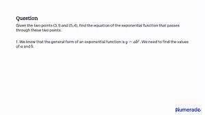Equation Of The Exponential Function
