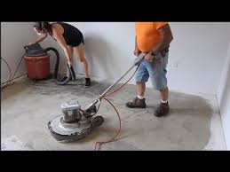 grinding concrete slab to look like