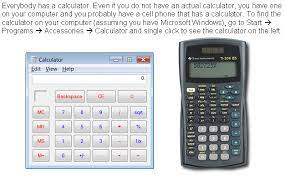 how to use a calculator