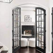 living room french doors design ideas