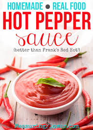 homemade hot pepper sauce