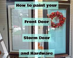 painted storm door