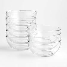 Moderno Glass Bowls Set Of Eight