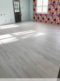 diy whitewashed red oak hardwood floors