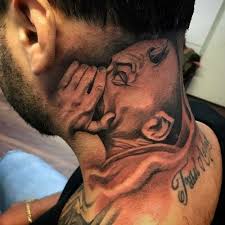 Men's necks have increased in popularity as tattoo canvases. 51 Trending Neck Tattoo For Men Worldareg Com