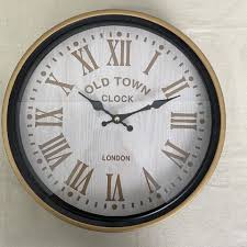 Black London Wall Clock Interiorwise