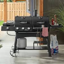 Best charcoal grill smoker combo: Members Mark Charcoal Gas Combo Grill With Sideburner Griddle Sam S Club