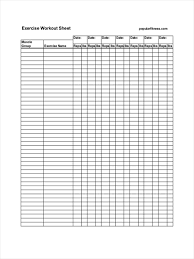 Free 6 Workout Sheet Examples Samples In Pdf Examples