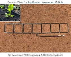 1x7 garden grid watering system