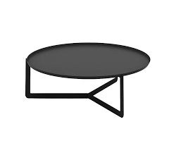 Outdoor Coffee Table Black 56