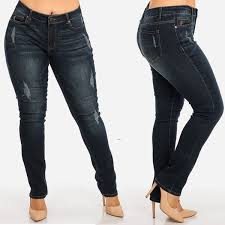 Nine Planet Womens Plus Size Whiskered Straight Leg Jeans Multiple Styles Available