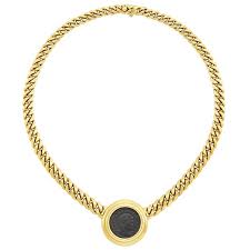 .replica bulgari necklace or a replica bulgari pendant, we can provide you with trendy bulgari jewelry replica je options that are guaranteed to please! Bulgari Large Monete Gold Necklace Eleuteri