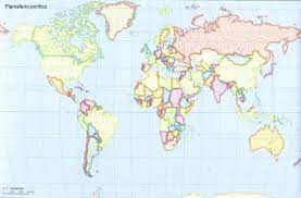 Juegos didácticos para aprender geografía. Map Quiz Planisferio Politico Sociologia