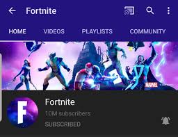 I'm an influencer i'm a brand. Fortnite S Official Youtube Channel Has Just Reached 10 000 000 Subscribers Fortnitebr