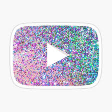 Glitter youtube logo