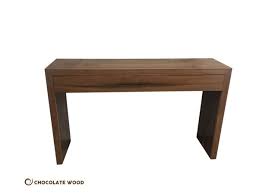Solid Blackwood 2 Drawers Console Table