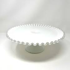 Fenton Silver Crest Cake Stand The