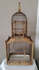 Adding a bird cage into the decor mix of a room is like adding the bohemian vibe, the victorian feel, or steampunk touch. Large Decorative Wooden Bird Cage 2nd Part 20th Century Catawiki
