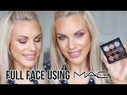 full face using mac makeup you