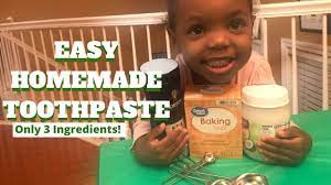 diy natural toothpaste for toddlers