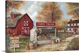 Farm Fresh Wall Art Canvas Prints