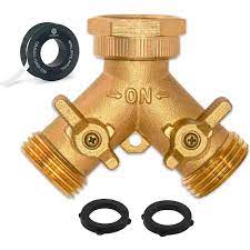 Morvat Brass Garden Hose Splitter