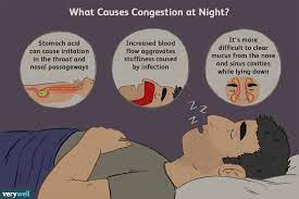 stuffy nose at night causes and what
