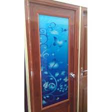 Hinged Decorative Bathroom Wooden Glass