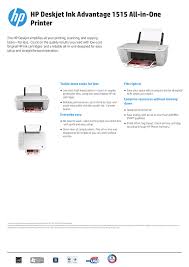 Original hp printer ink cartridges and hp printer toner cartridges give you the confidence that every print will be phenomenal. Hp Deskjet Ink Advantage 1515 All In One Printer Manualzz