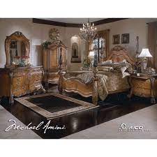 Michael amini bedroom found in: Eden Poster Bedroom Set Aico Furniture 1 Reviews Furniture Cart
