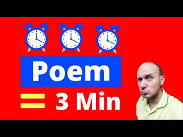 write a poem in under 3 minutes easy