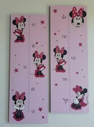 Minnie Mouse Wooden Growth Chart