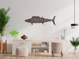 wooden fish wall decor wooden fish wall