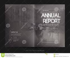 Cover Design Annual Report Flyer Brochure Stock Vector