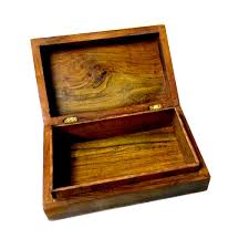 wooden jewellery box carved indian