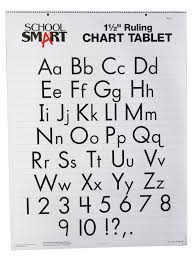 School Smart Chart Paper Pad 24 X 32 Inches 1 1 2 Inch Ruling 25 Sheets