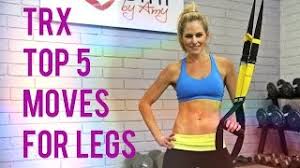 top 5 trx exercises for legs and