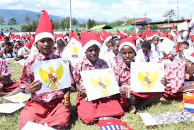 .mewarnai untuk anak paud yang sudah diwarnai dan juga belum. Ribuan Anak Papua Warnai Gambar Garuda Republika Online