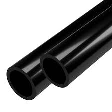 Formufit 1 In X 5 Ft Black Furniture Grade Schedule 40 Pvc Pipe 2 Pack