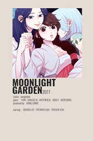 Moonlight Garden Manhwa/Webtoons Poster | Anime, Personagens de anime,  Animes shoujos