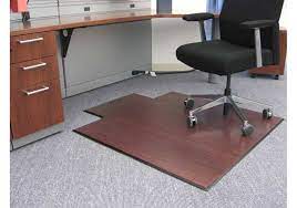 Bamboo Chair Mat For Office Carpet Or