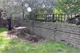 when garden walls lean collapse and go