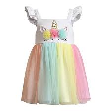 Her energy and lovable spirit gets her into all kinds of funny and unpredictable situations. Toddler Girl Youngland Unicorn Tulle Dress