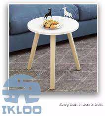 They have similar designs but lightly different dimensions. Ikloo Nordic Wood Mini Round Coffee Table Side Table 30 30cm Lazada Ph