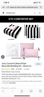 Reversible Juicy Couture Comforter Set