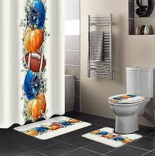 4 Piece Shower Curtain Sets With Bath
