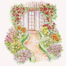 Garden Plans Featuring Roses